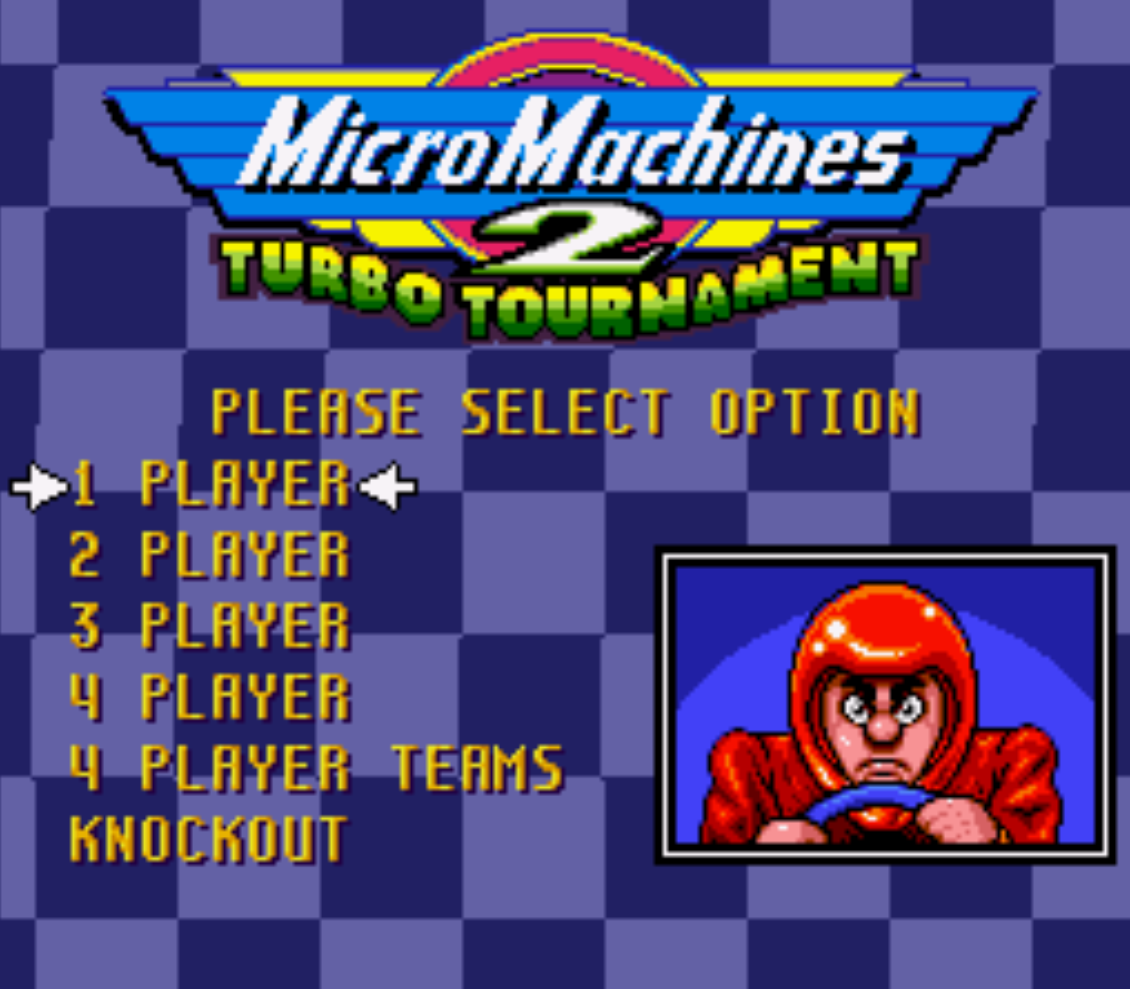 Micro Machines 2 Title Screen